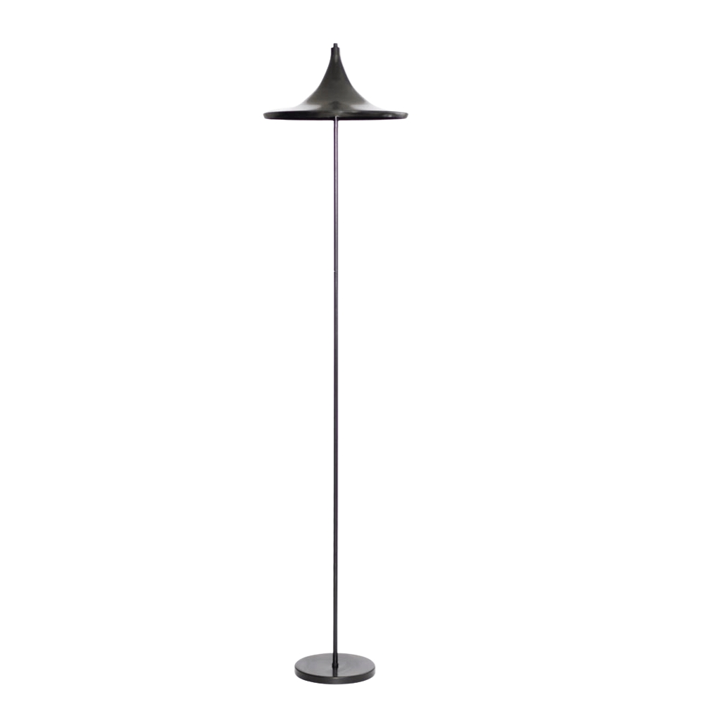 Luminária de Piso Chão Fixa Tomiko Preta Luminária de Piso Chão Fixa Tomiko Preta