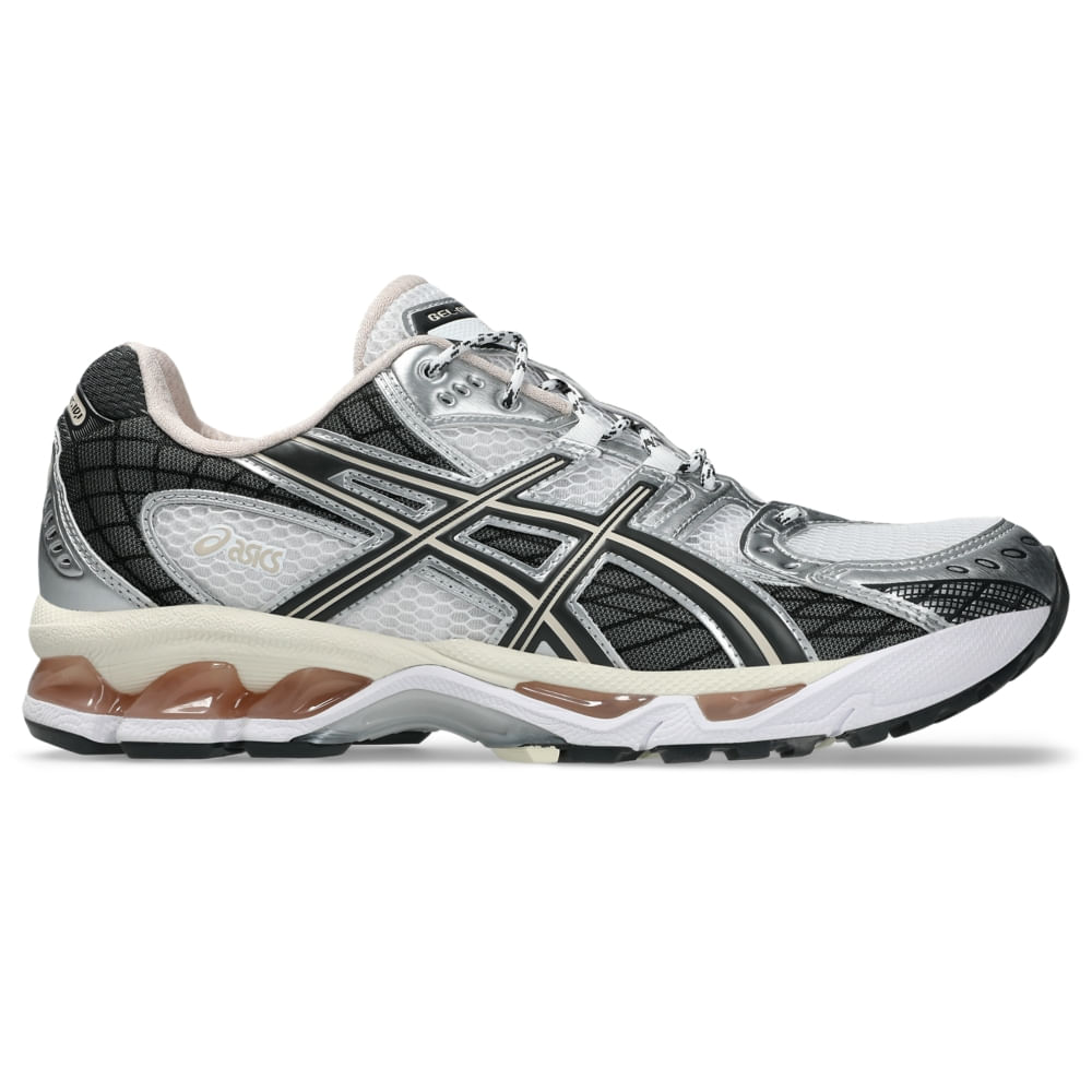Tênis ASICS GEL-Nimbus 10.1 - Unissex - Branco/Cinza Tênis ASICS GEL-Nimbus 10.1 - Unissex - Branco/Cinza