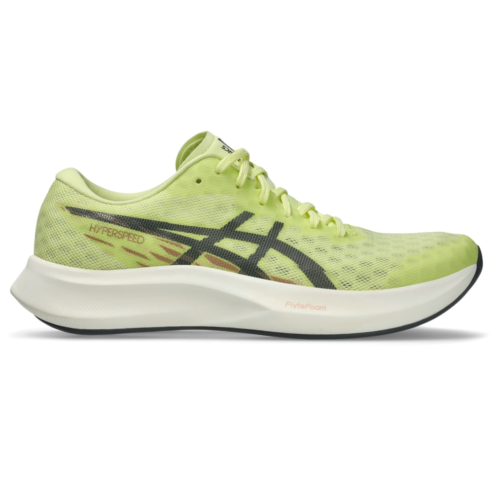 Tênis ASICS Hyper Speed 4 - Feminino - Amarelo/Cinza Tênis ASICS Hyper Speed 4 - Feminino - Amarelo/Cinza