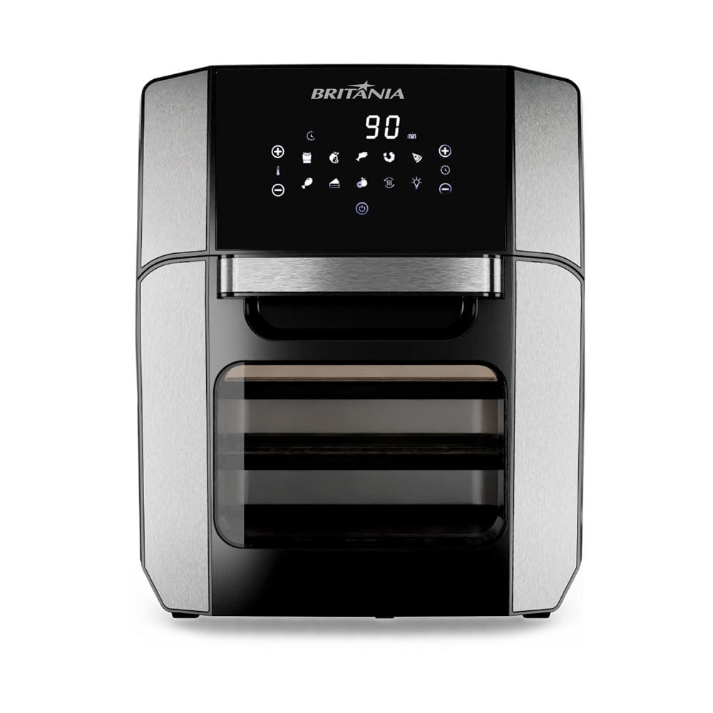 Fritadeira Elétrica sem Óleo Air Fry Britânia Oven BFR2100P 12L - Preta - 110V Fritadeira Elétrica sem Óleo Air Fry Britânia Oven BFR2100P 12L - Preta - 110V