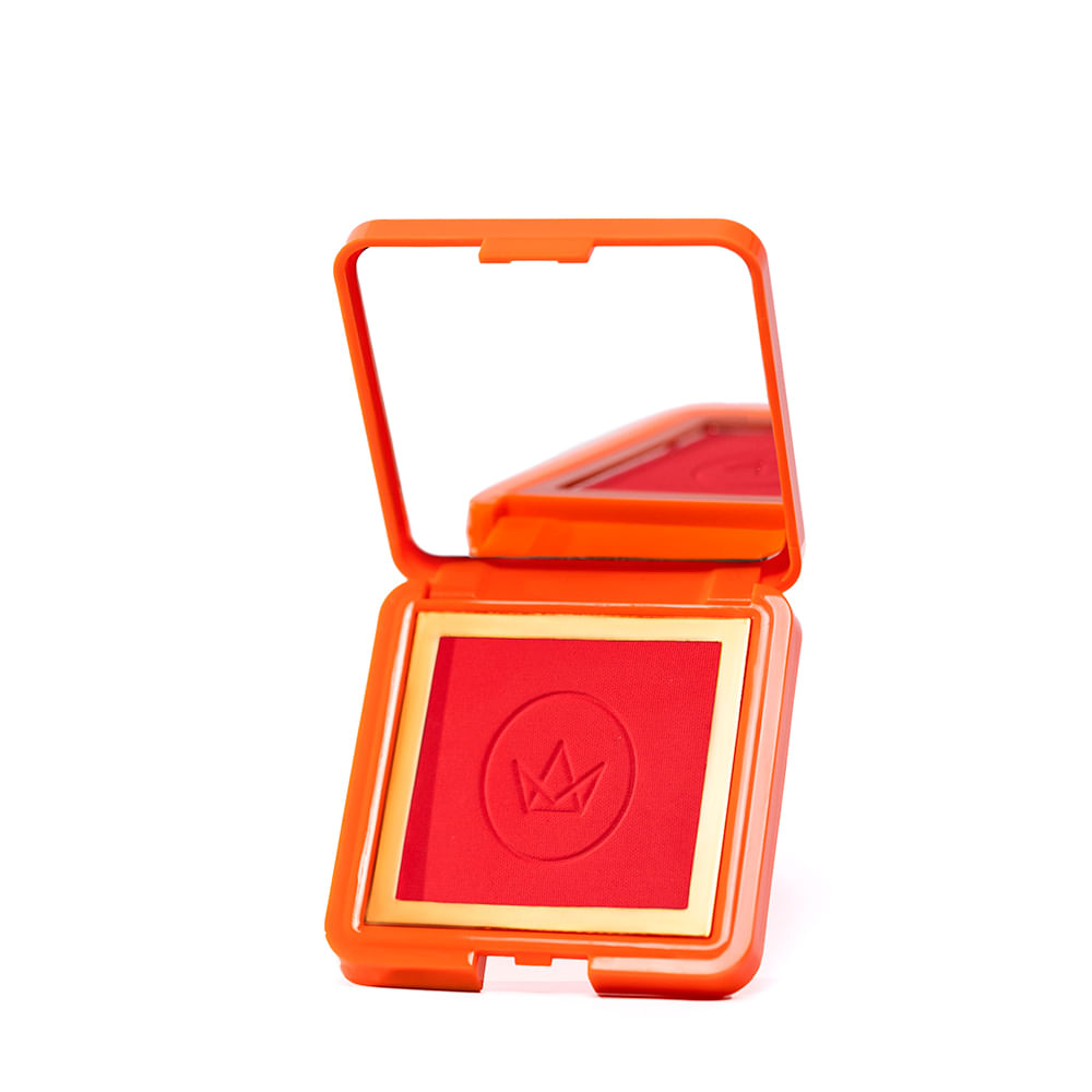 Blush compacto mari maria sunny cheeks love laranja