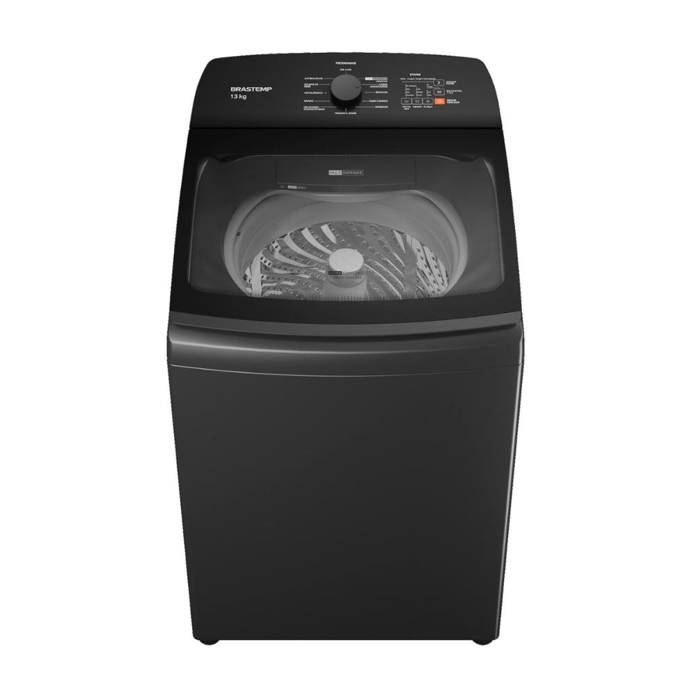 Lavadora de Roupas Brastemp BWK13A9 com Ciclo Tira Manchas Advanced e Ciclo Antibolinha Cinza Platinum - 13kg - 110V