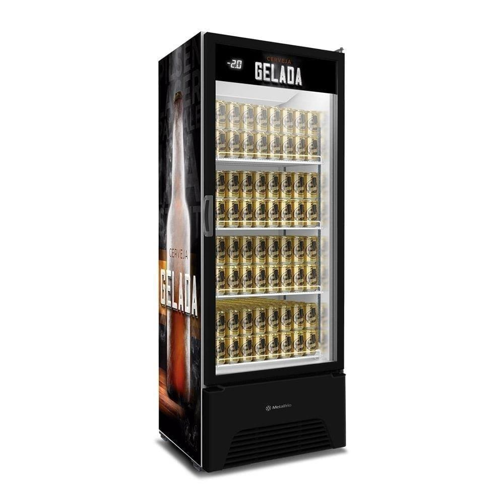 Refrigerador Cervejeira Vitrine Metalfrio 572, VN50AH Optima Frost Free, Adesivado - 110V