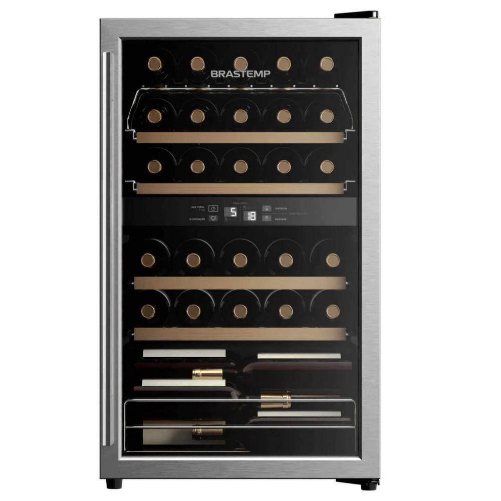 Adega Brastemp 33 Garrafas Dual Zone - 110V
