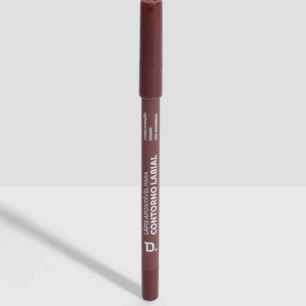 Lápis apontável dailus para contorno labial cacau marrom