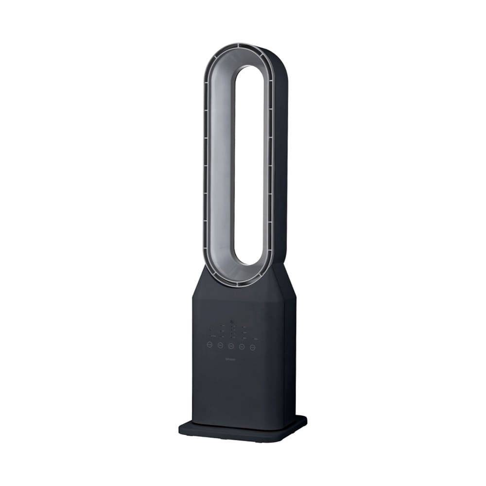Circulador de Ar Spirit Bladeless com 3 Velocidades, Timer, Função Bom Sono e Vento Natural - Preto/Prata - 110V