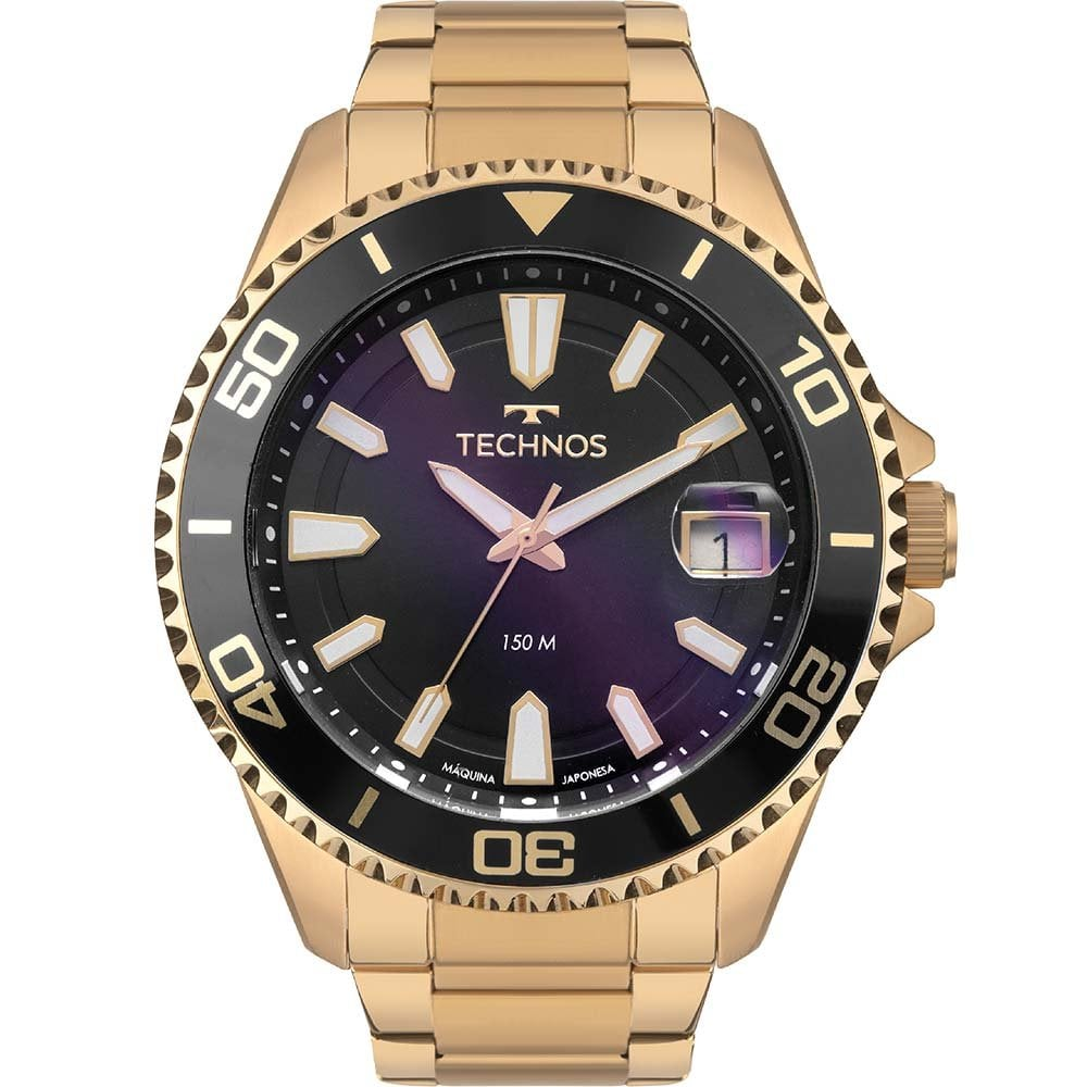 Relógio Technos Masculino Acqua Dourado - 2415EI/1P Relógio Technos Masculino Acqua Dourado - 2415EI/1P