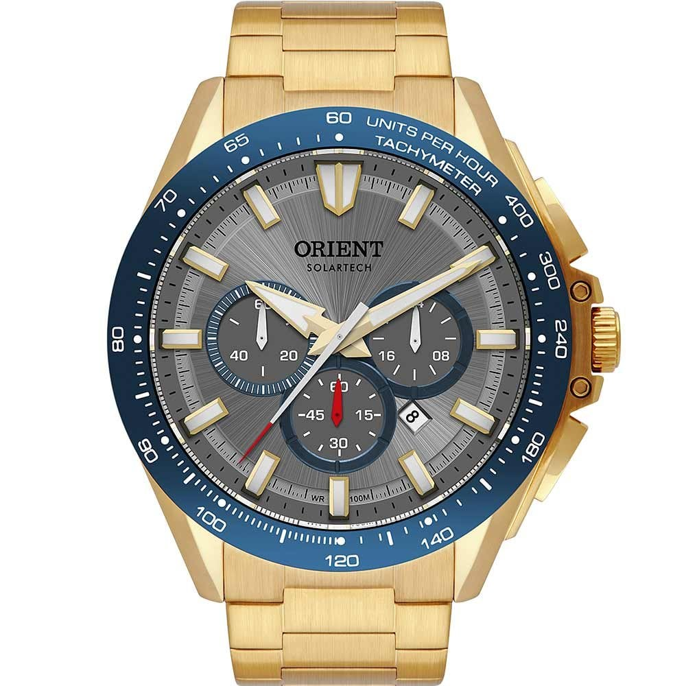 Relógio Orient Masculino Solartech MGSSC066G1KX Relógio Orient Masculino Solartech MGSSC066G1KX