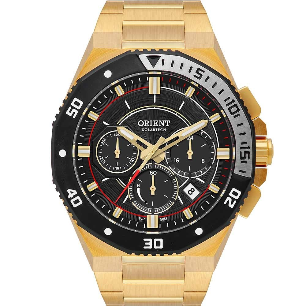 Relógio Orient Masculino Solartech MGSSC065G1KX Relógio Orient Masculino Solartech MGSSC065G1KX