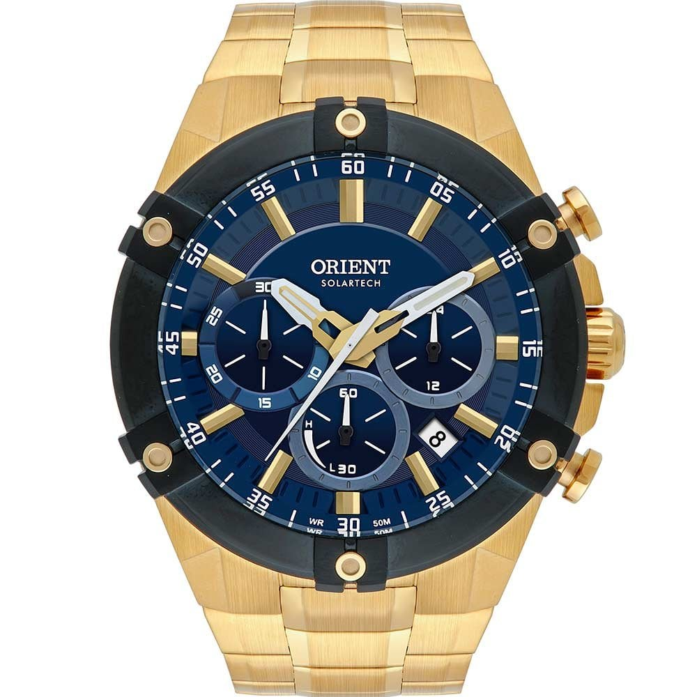 Relógio Orient Masculino Solartech MGSSC064D1KX Relógio Orient Masculino Solartech MGSSC064D1KX