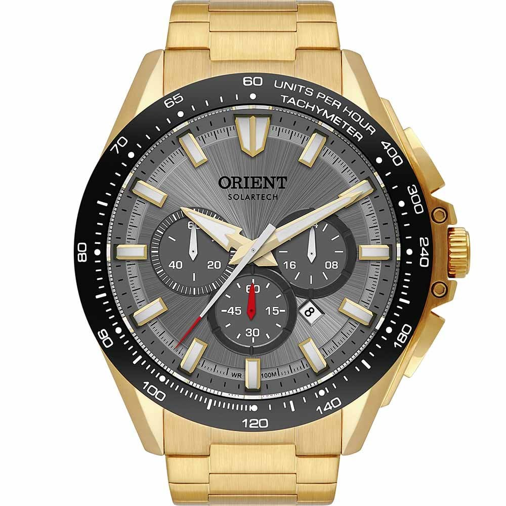 Relógio Orient Masculino Solartech MGSSC063G1KX Relógio Orient Masculino Solartech MGSSC063G1KX