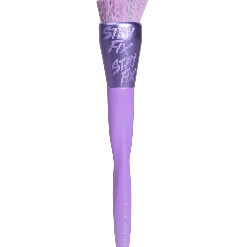 Pincel para base stay fix ruby rose roxo Pincel para base stay fix ruby rose roxo