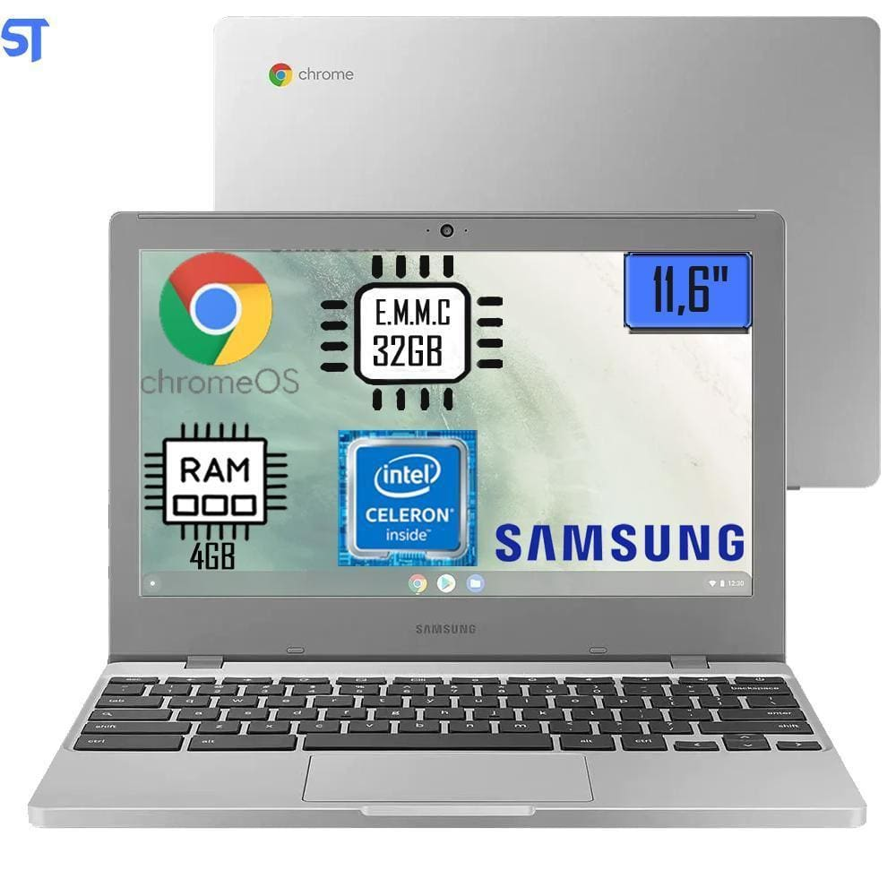 Chromebook Samsung Celeronn4020 4Gb 32Gb E.Mmc 11,6 Hd Chromebook Samsung Celeronn4020 4Gb 32Gb E.Mmc 11,6 Hd