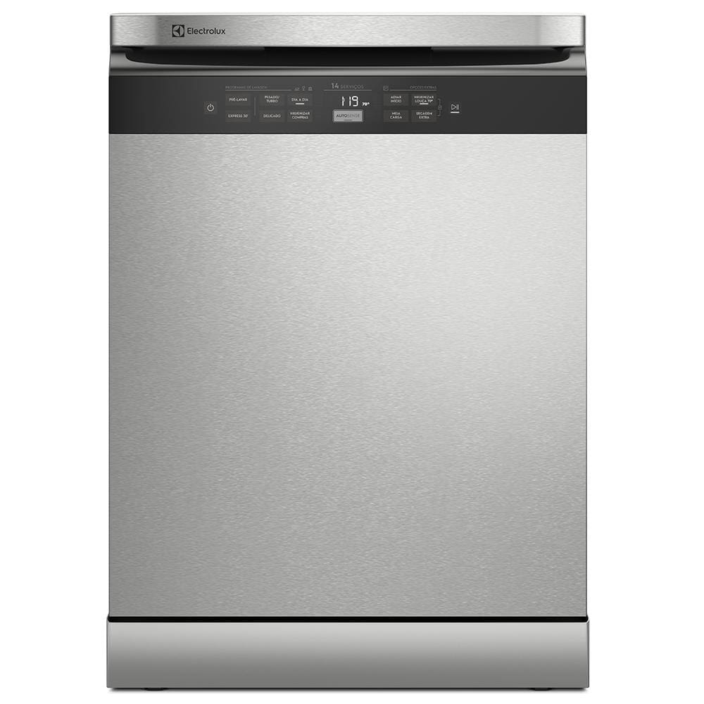 Lava Louças Electrolux LL14X 14 Serviços com Cestos de Talheres - Inox - 110v Lava Louças Electrolux LL14X 14 Serviços com Cestos de Talheres - Inox - 110v