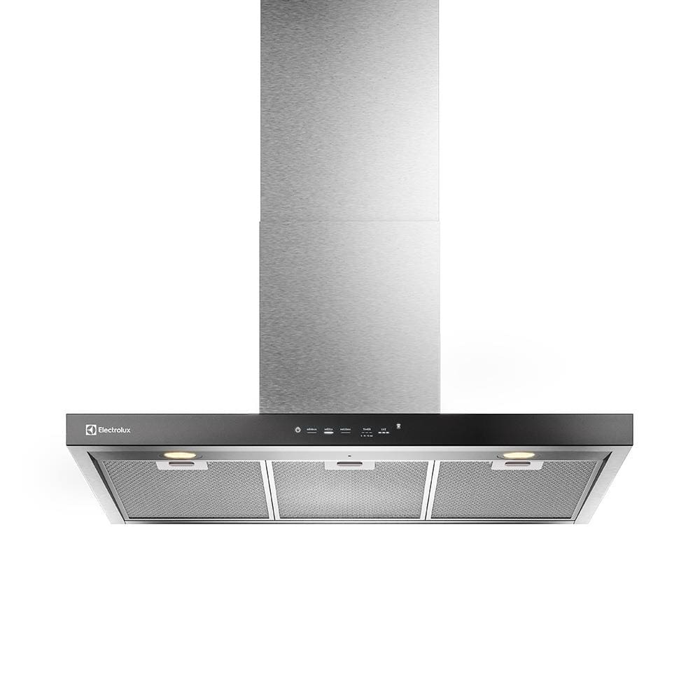 Coifa de Parede Electrolux CE9TF Experience com Inteligência Artificial e Alto Poder Sucção Inox - 90cm - 220V