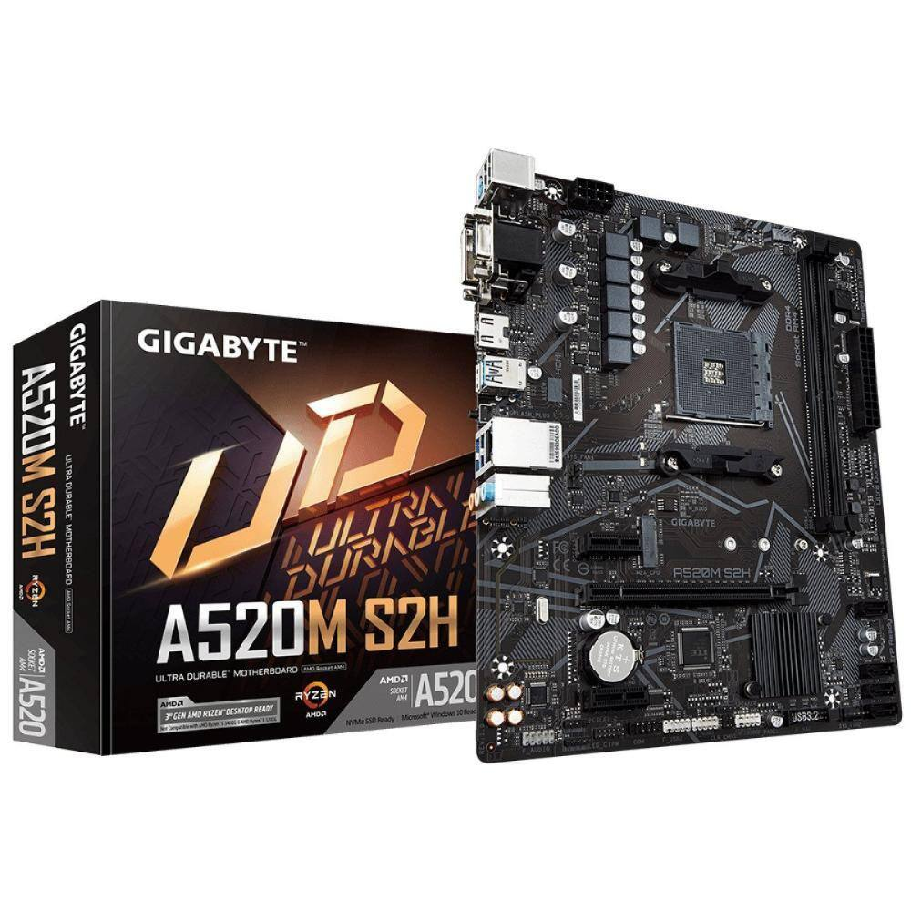 Placa mae (amd) gigabyte a520m s2h ddr4 am4 Placa mae (amd) gigabyte a520m s2h ddr4 am4