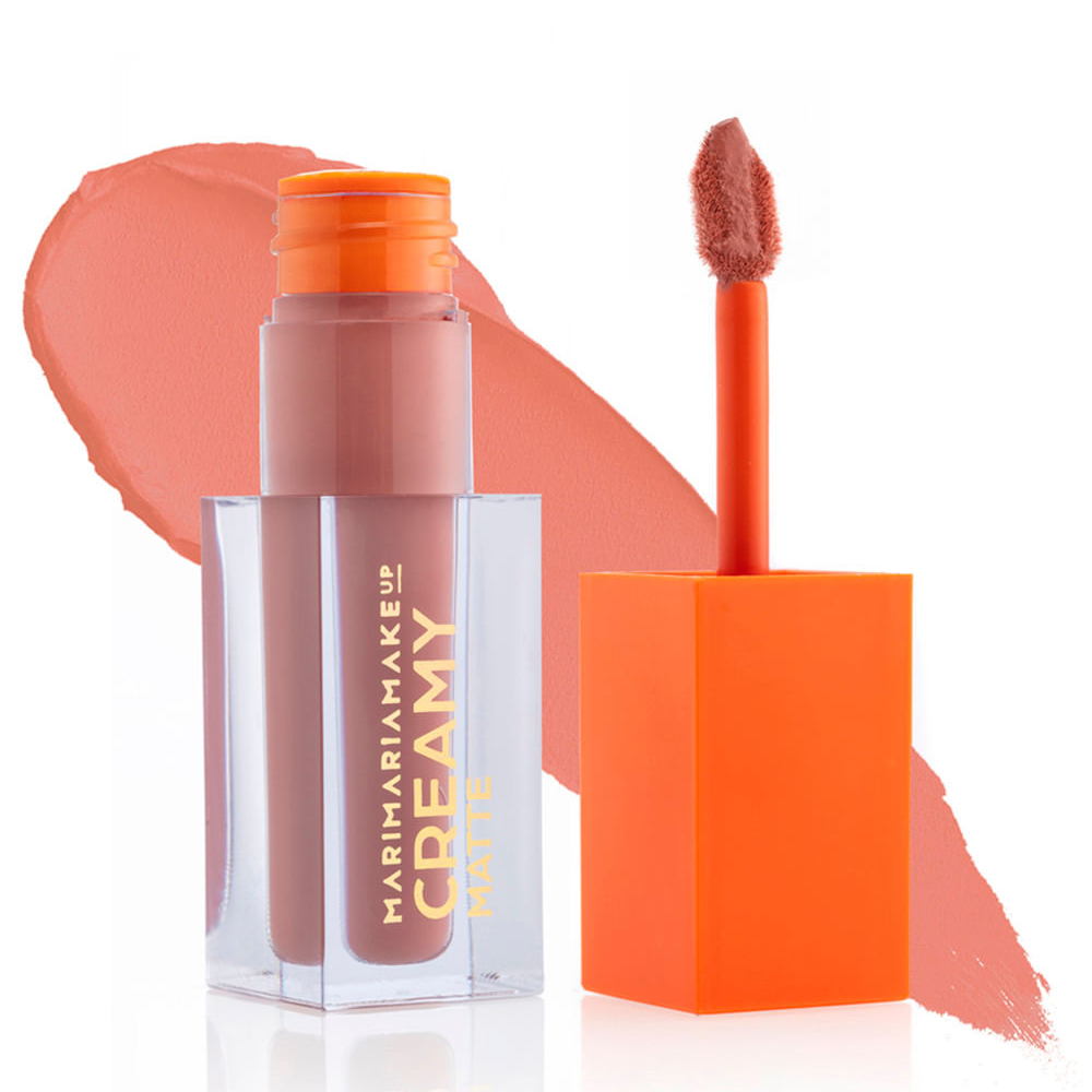 Batom líquido creamy matte ashy mari maria