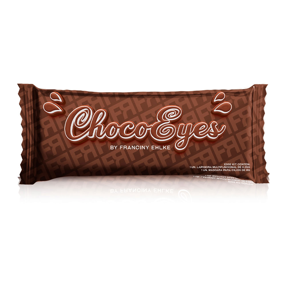 Kit chocoeyes fran by franciny ehlke marrom Kit chocoeyes fran by franciny ehlke marrom