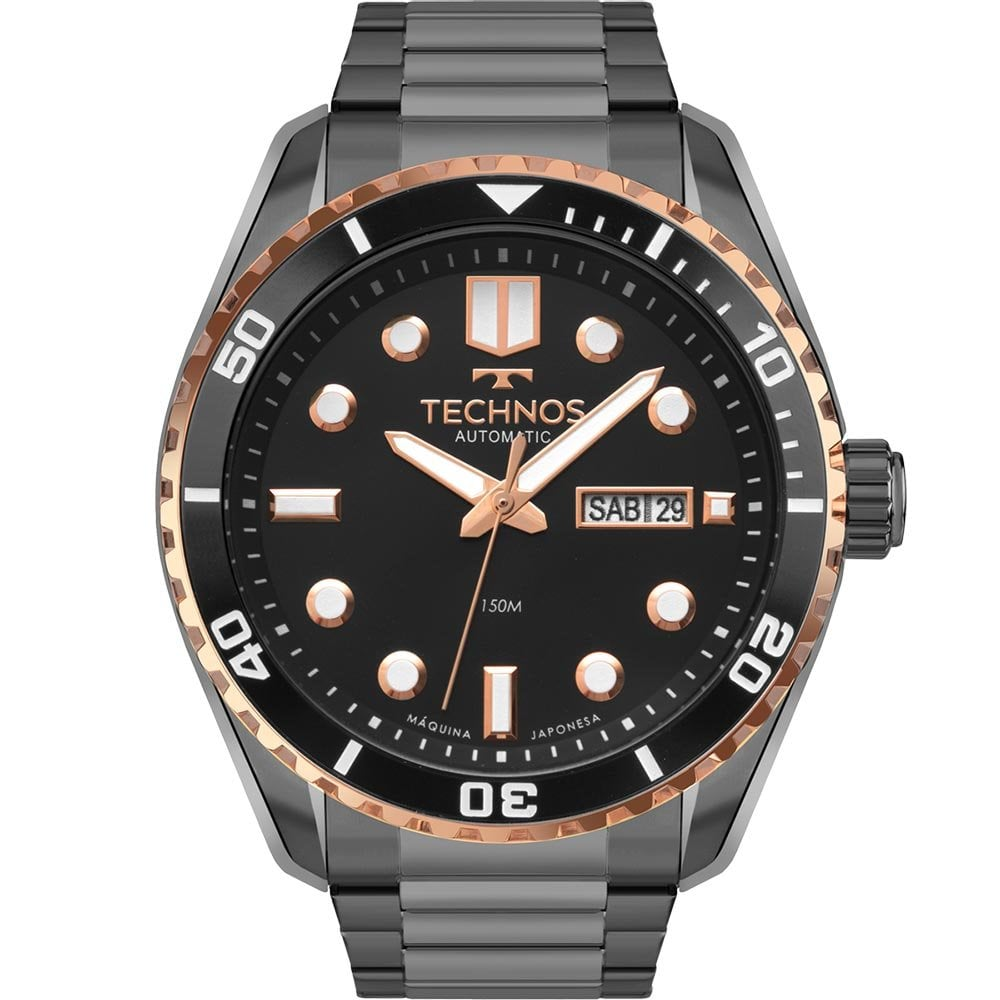 Relógio Technos Masculino Automatic 8205OY/1P Relógio Technos Masculino Automatic 8205OY/1P