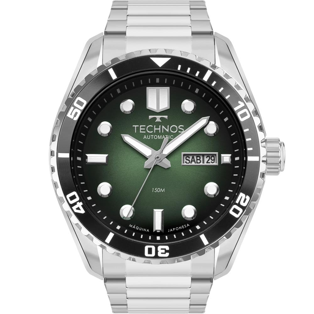 Relógio Technos Masculino Automático 8205OX/1V Relógio Technos Masculino Automático 8205OX/1V