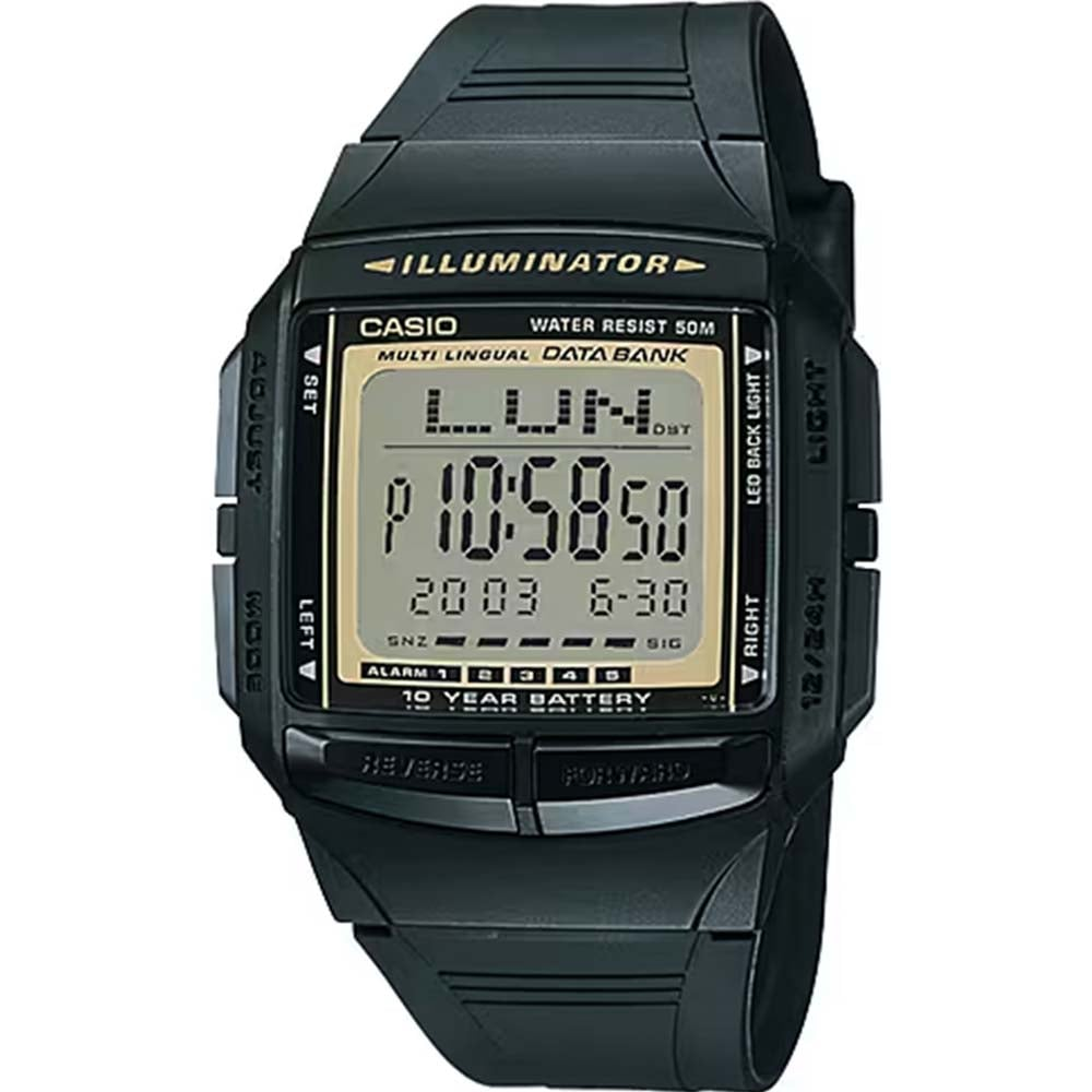 Relógio Casio Masculino Data Bank DB-36-9AVDF Relógio Casio Masculino Data Bank DB-36-9AVDF