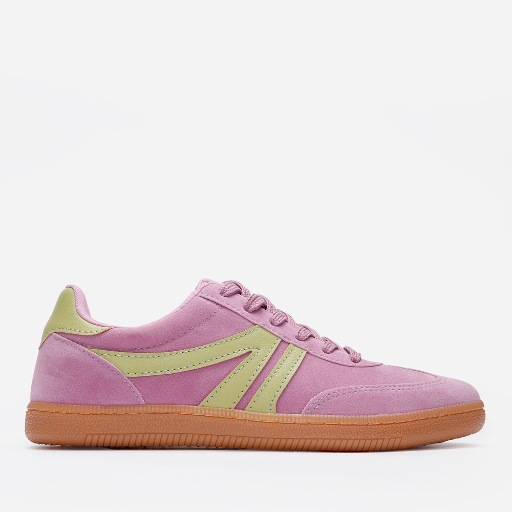 Tênis casual com recortes bicolor ace lilás Tênis casual com recortes bicolor ace lilás