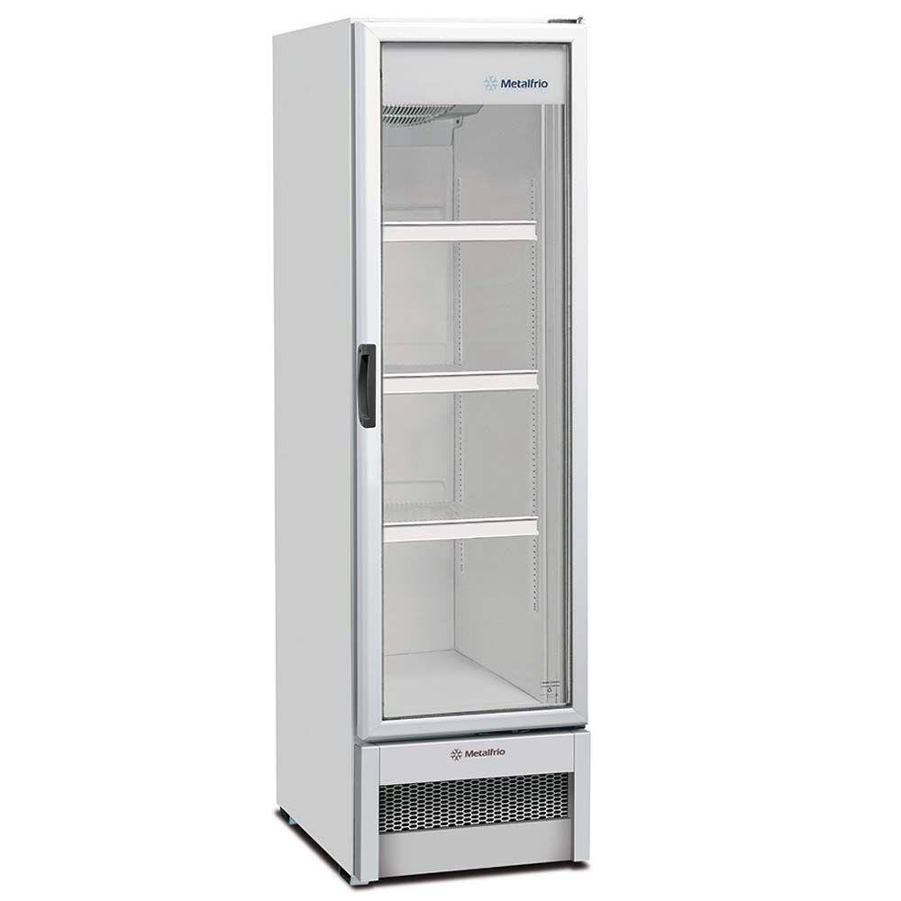 Expositor Vertical VB28R Metalfrio Refrigerador de Bebidas Branco 324 Litros VB28R 110v Expositor Vertical VB28R Metalfrio Refrigerador de Bebidas Branco 324 Litros VB28R 110v