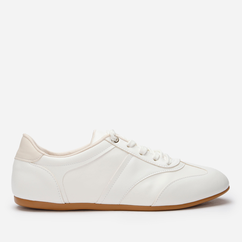 Tênis casual cano baixo com recortes mindset branco Tênis casual cano baixo com recortes mindset branco