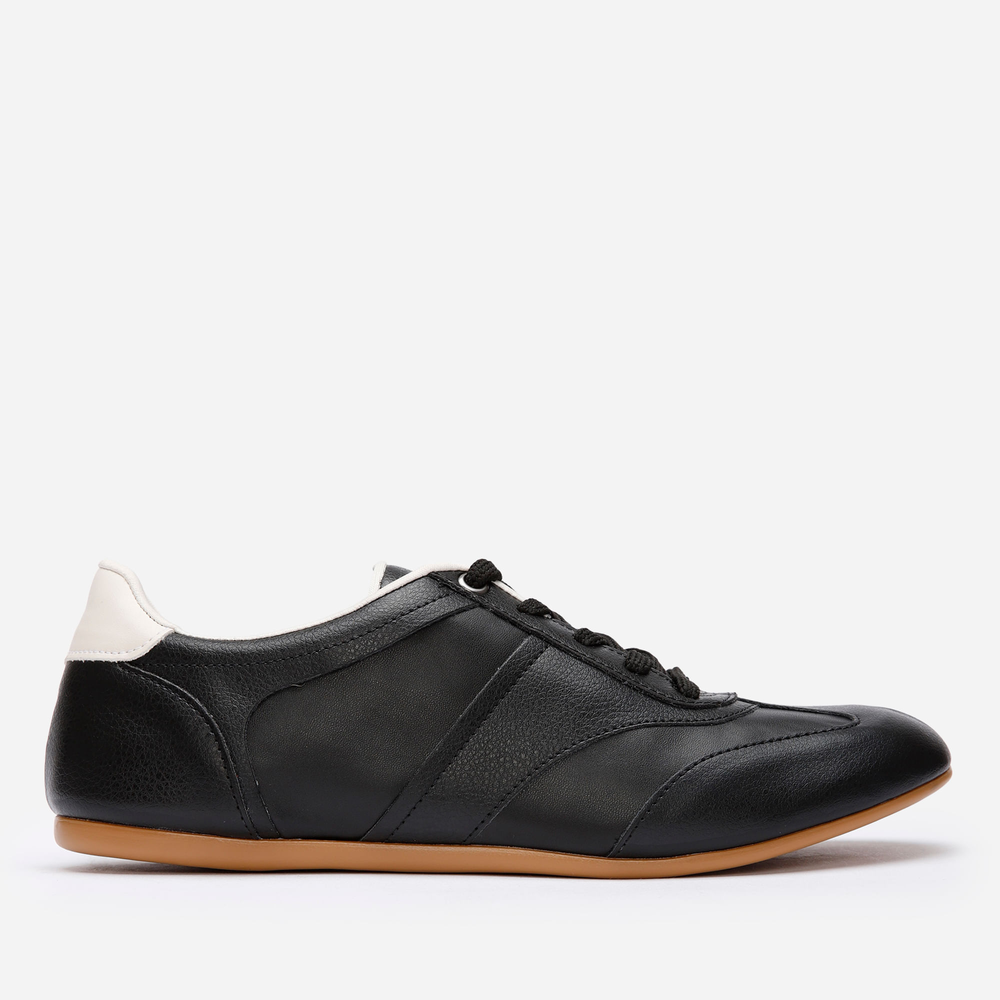 Tênis casual cano baixo com recortes mindset preto Tênis casual cano baixo com recortes mindset preto