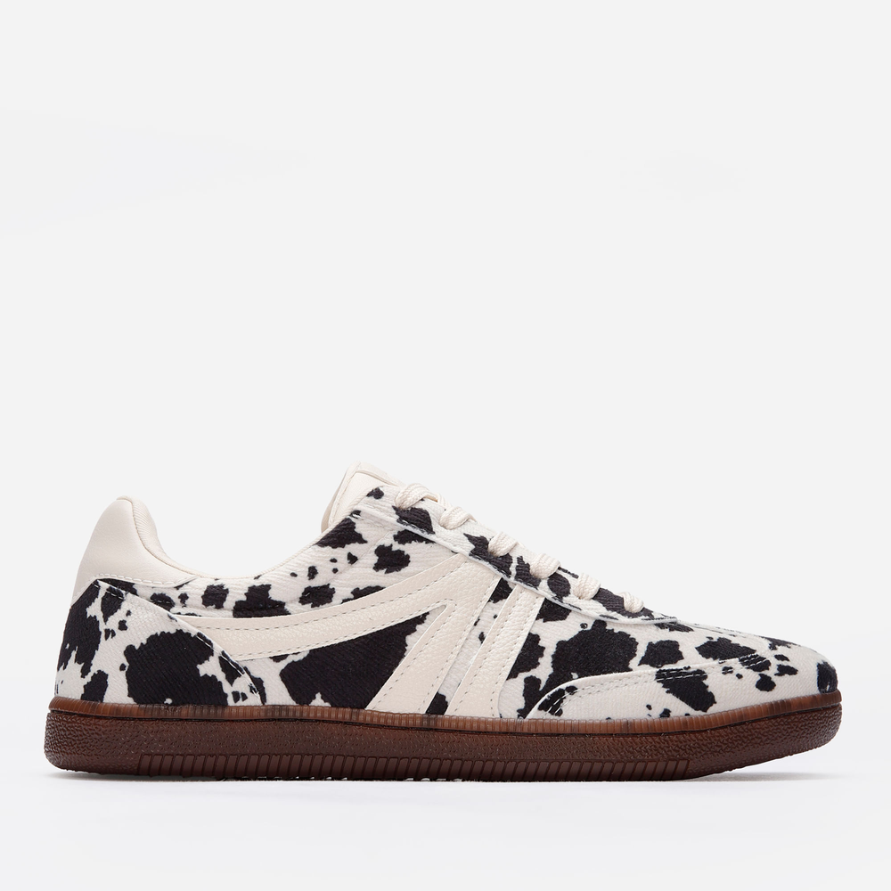 Tênis casual com recortes animal print ace off white Tênis casual com recortes animal print ace off white
