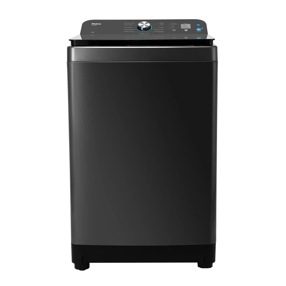 Máquina de Lavar Roupas 14Kg Philco PLR14B - Automática, Preto Máquina de Lavar Roupas 14Kg Philco PLR14B - Automática, Preto