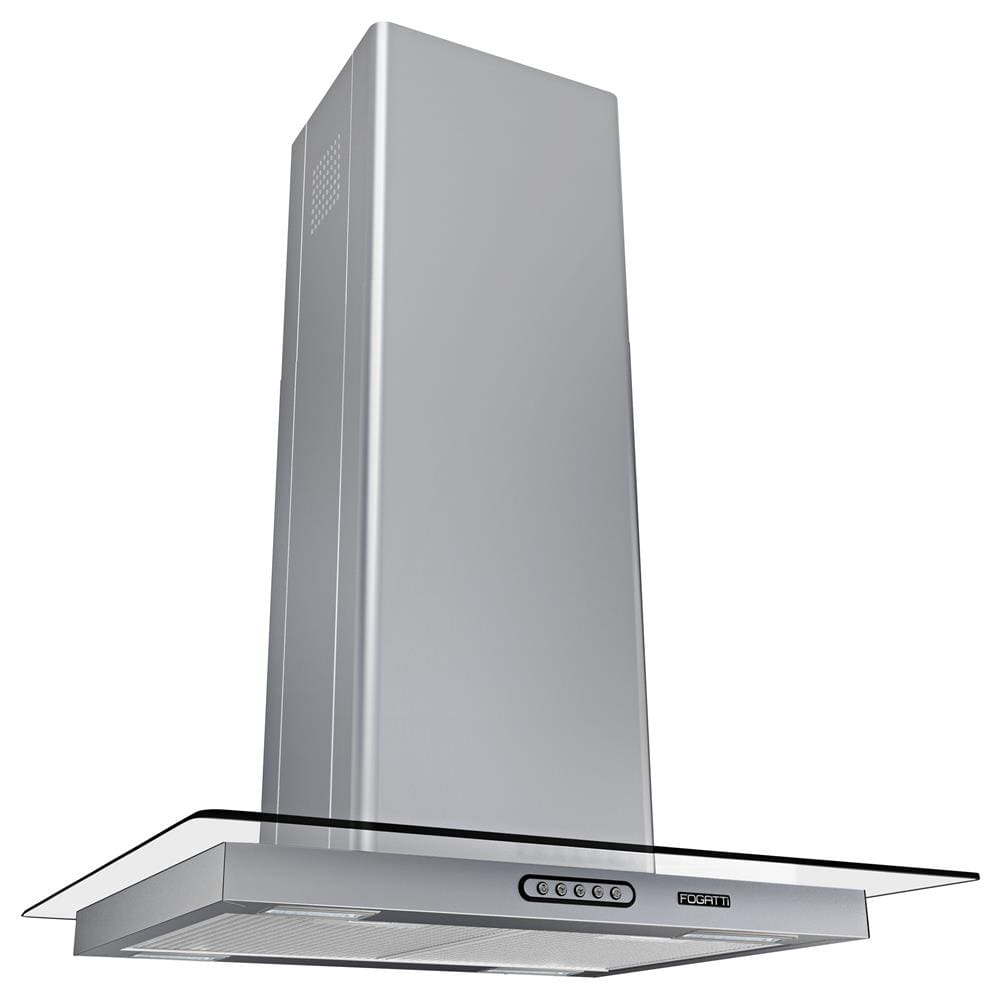 Coifa Ilha Fogatti com Vidro Reto Inox 60cm - 220V Coifa Ilha Fogatti com Vidro Reto Inox 60cm - 220V