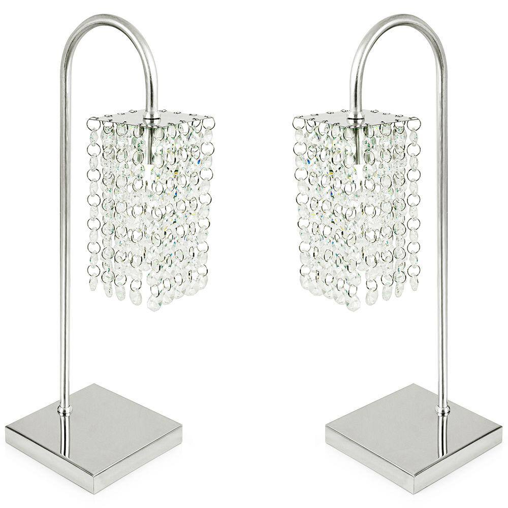 Kit 2 Abajur Clearcrillic Cristal Acrílico Quadrado Escovado Kit 2 Abajur Clearcrillic Cristal Acrílico Quadrado Escovado
