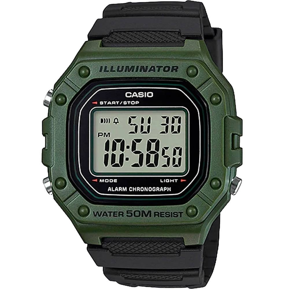 Relógio Casio Masculino W-218H-3AVDF-SC Relógio Casio Masculino W-218H-3AVDF-SC
