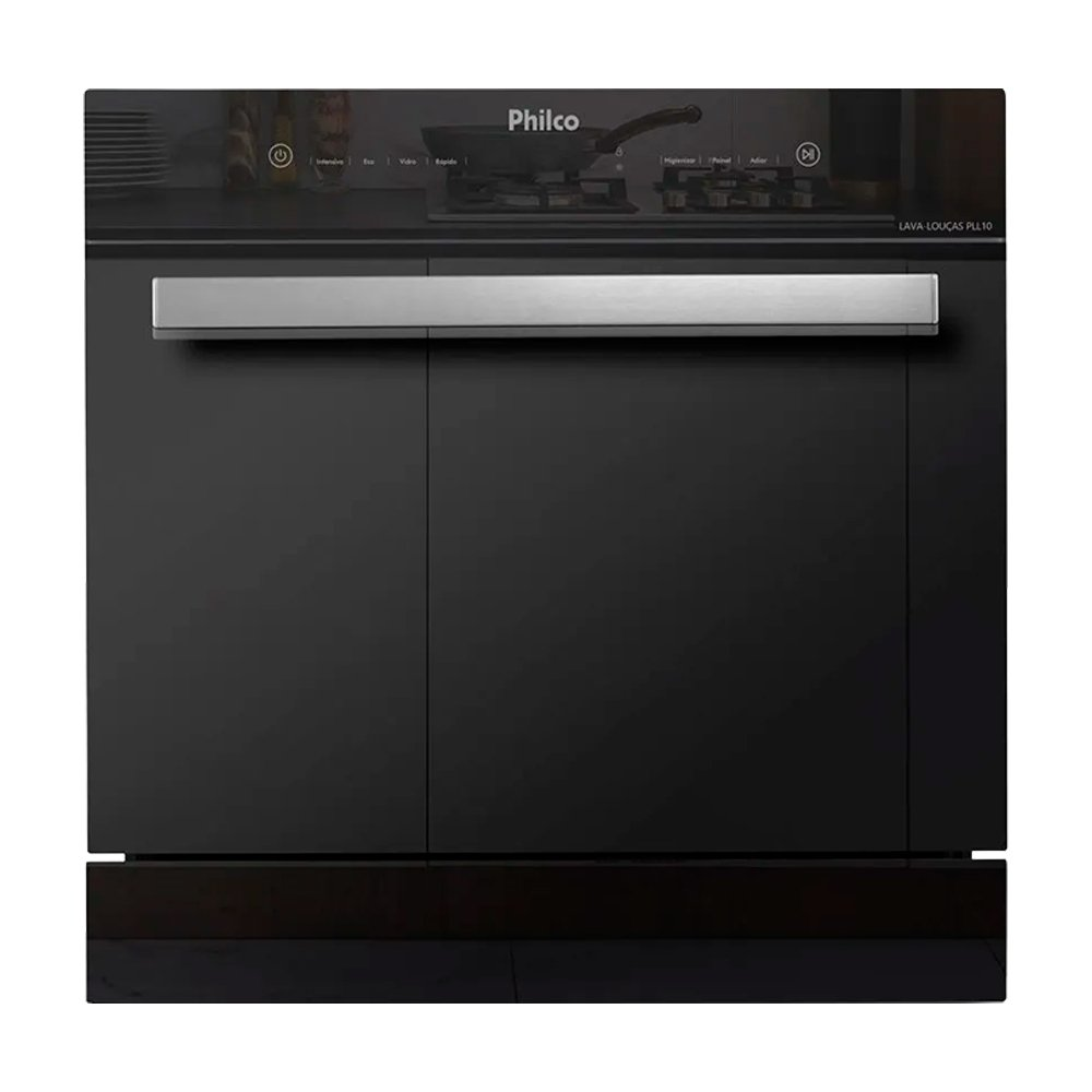 Lava-Louças Philco 10 Serviços PLL10 - 5 Programações, Preto Espelhado Lava-Louças Philco 10 Serviços PLL10 - 5 Programações, Preto Espelhado