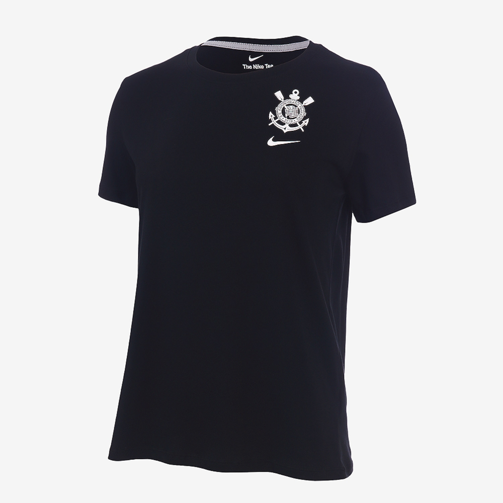 Camiseta Nike Corinthians Crest Feminina Camiseta Nike Corinthians Crest Feminina