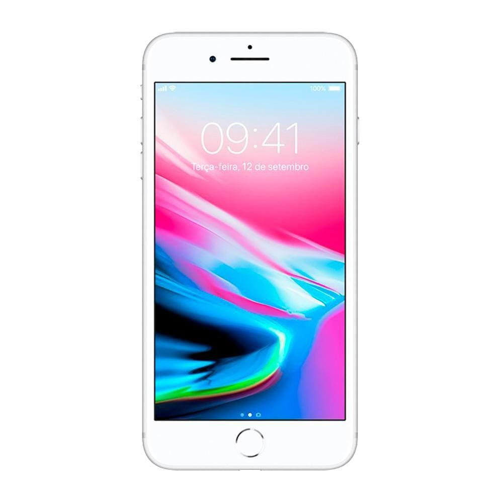 : iPhone 8 Plus 256GB Prateado Bom - Trocafone : iPhone 8 Plus 256GB Prateado Bom - Trocafone