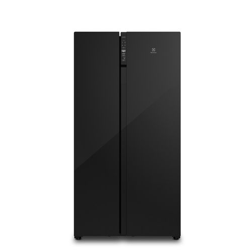 Geladeira Electrolux Frost Free Inverter 531L Efficient AutoSense Side by Side Vidro Preto (ES5GB) Geladeira Electrolux Frost Free Inverter 531L Efficient AutoSense Side by Side Vidro Preto (ES5GB)