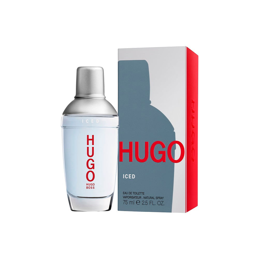 Perfume masculina hugo boss iced eau de toilette 75ml