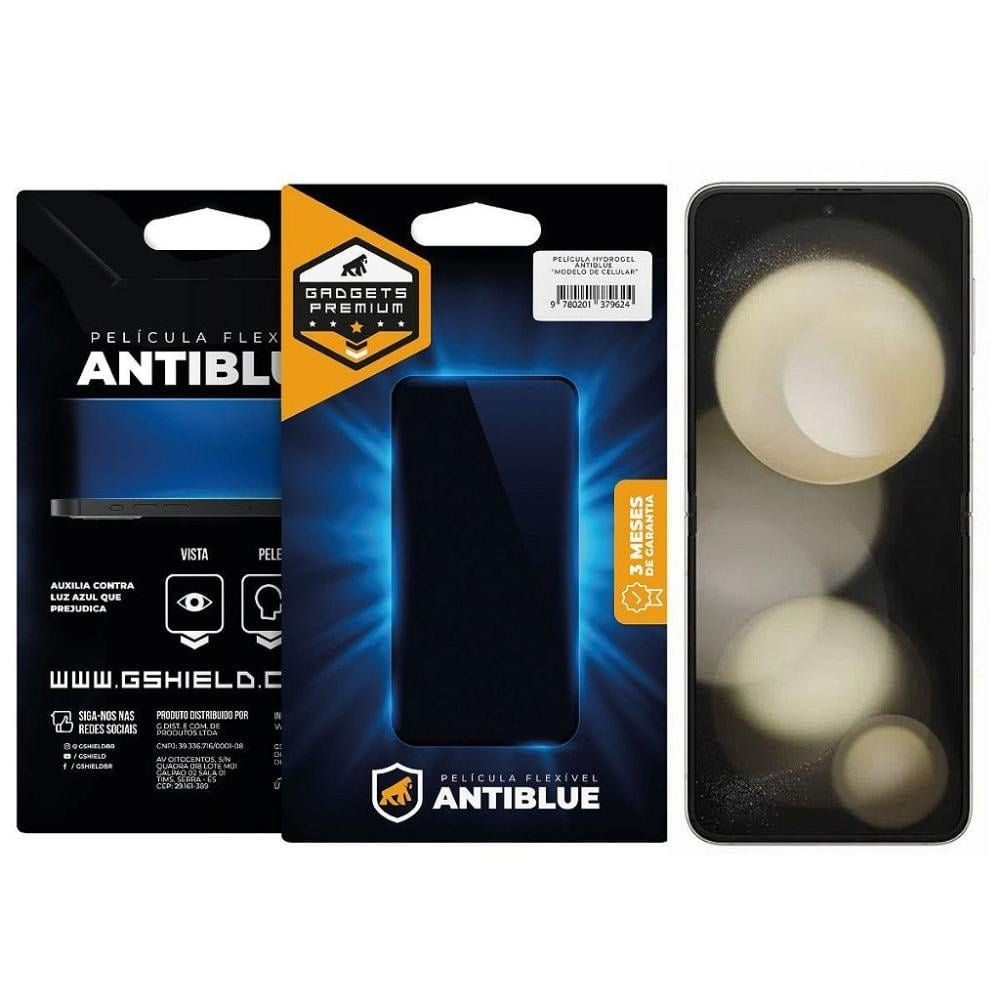 Película para Samsung Galaxy Z Flip 5 - AntiBlue - Gshield Película para Samsung Galaxy Z Flip 5 - AntiBlue - Gshield