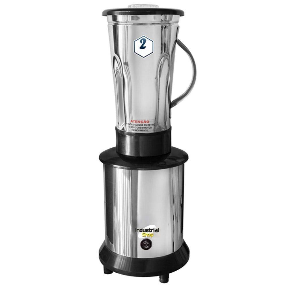 Liquidificador 2 Litros Alta Rotação Inox 800w Liquidificador 2 Litros Alta Rotação Inox 800w