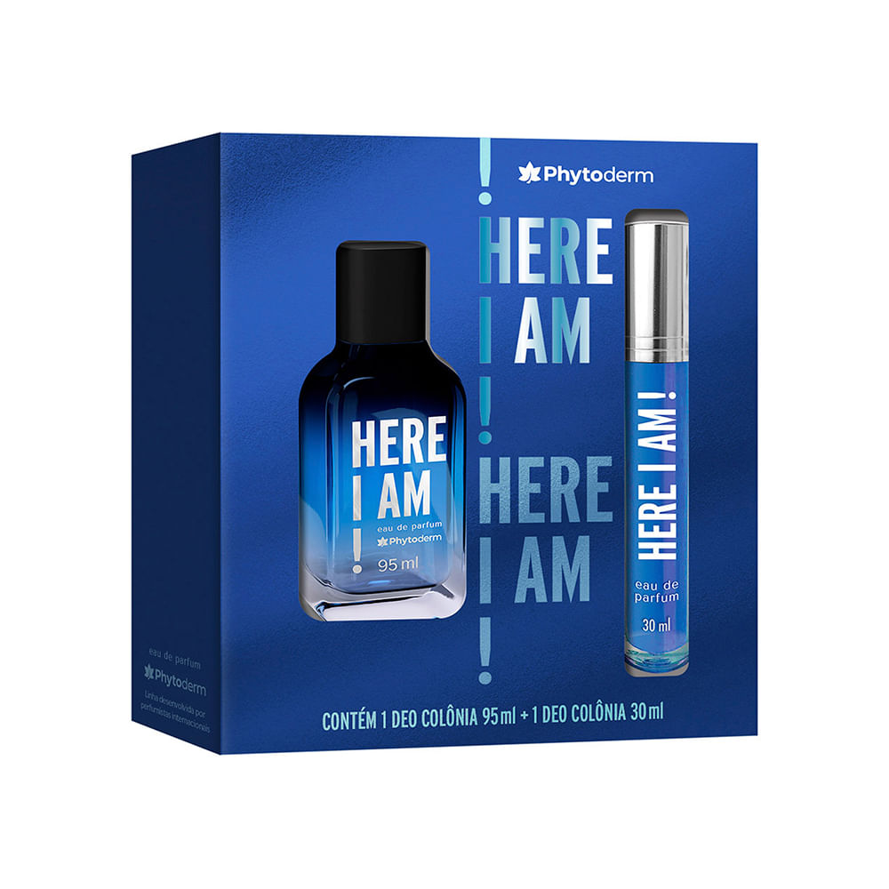 Kit edp phytoderm here i am 95ml e edp 15ml Kit edp phytoderm here i am 95ml e edp 15ml