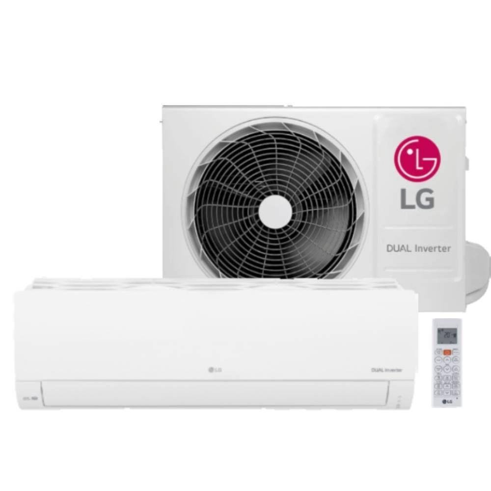 Ar-Condicionado LG DUAL Inverter Compact +AI 18.000 BTU Frio 220V - S3-Q18KLQAL