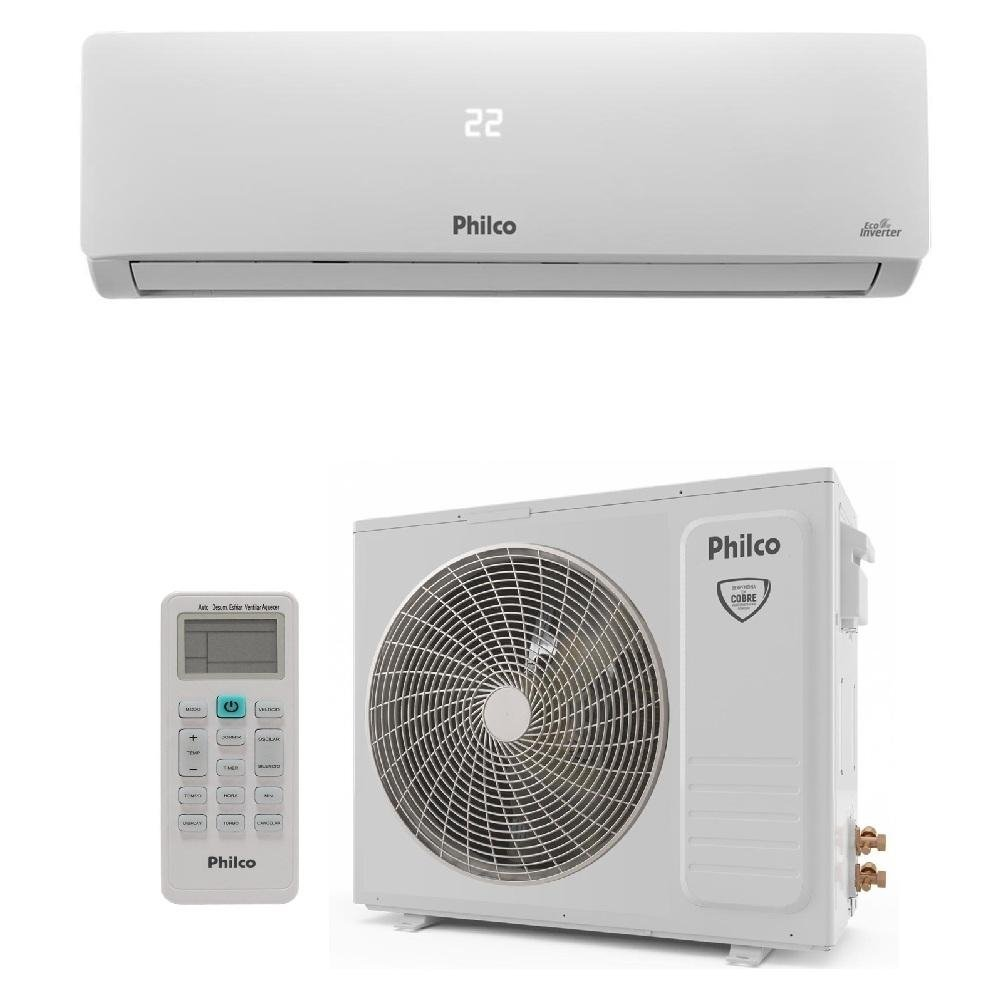 Ar Condicionado Split Philco Hi Wall Inverter 24.000 BTU/h Frio Monofasico Branco PAC24FB