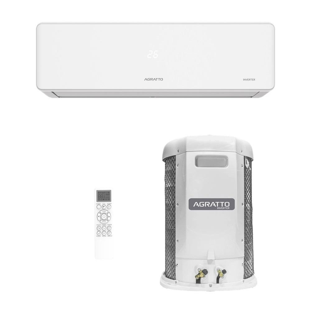 Ar Condicionado Split Agratto Hi Wall Fit Top Inverter 18.000 Btu/h Frio Monofasico Branco