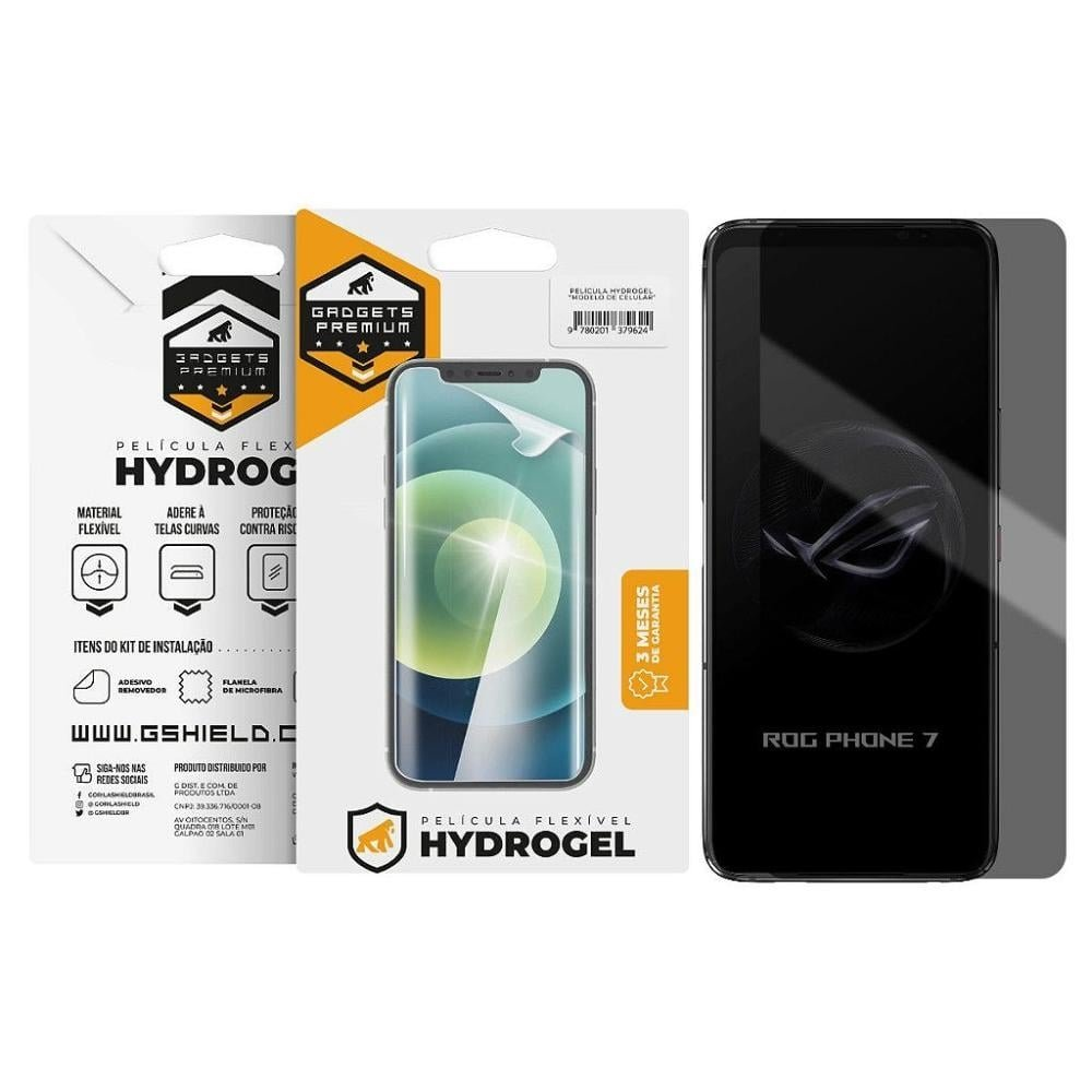 Película para Asus RogPhone 7- Privacidade Hydrogel -Gshield Película para Asus RogPhone 7- Privacidade Hydrogel -Gshield