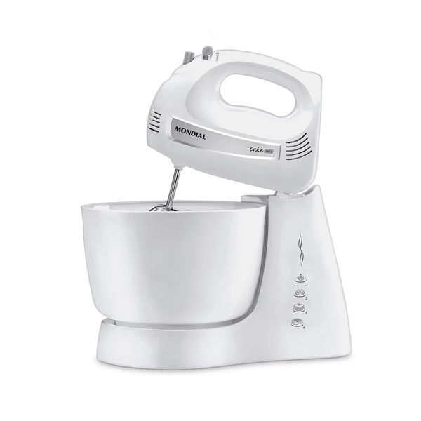 Batedeira Mondial Cake Branca B-50-W - 500W 220V Batedeira Mondial Cake Branca B-50-W - 500W 220V