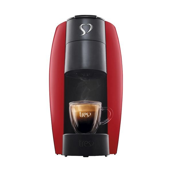 Cafeteira Elétrica Automática Espresso 3 Corações LOV Vermelha - 127V Cafeteira Elétrica Automática Espresso 3 Corações LOV Vermelha - 127V