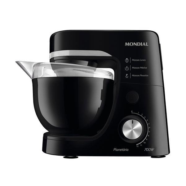 Batedeira Planetária Mondial Preta BP-03-B - 700W 127V Batedeira Planetária Mondial Preta BP-03-B - 700W 127V
