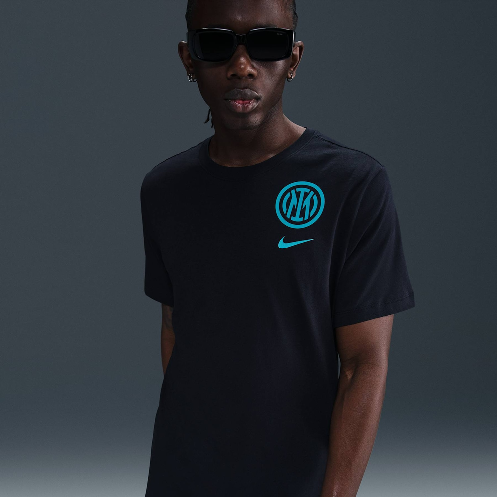 Camiseta Nike Inter de Milão Crest Masculina Camiseta Nike Inter de Milão Crest Masculina